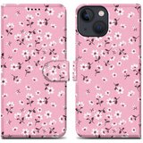 Cadorabo Ohišje, združljiv z Apple - Design Flower Rain št. 6 - Zaščitni pokrov z magnetnim zapiranjem, funkcijo stojala in režo za kartico, (20595616) | Shoptok.si