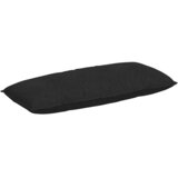 vidaXL Poglavni vzglavnik Črna 120 x 19 x 50 cm blago | Shoptok.si