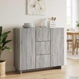 Kreveta Siva Sonoma 85,5 x 31 x 75 cm Konstruirano drvo Slike