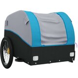  Teretna prikolica za bicikl crno-plava 45 kg željezna | shoptok.hr
