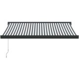 vidaXL Zložljiva tenda antracit in bela 3x2,5 m blago in aluminij | Shoptok.si