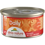 Daily Varčno pakiranje Almo Nature Menu 24 x 85 g - Koščki z govedino Cene