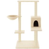  Penjalica za mačke sa stupovima za grebanje krem 95 cm | shoptok.hr