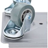 vidaXL Pohištveni valjčki 4 kosi z dvigalom 13,5x13,5x6 cm jeklo 1300 kg | Shoptok.si