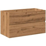 vidaXL Ormarić s ugrađenim umivaonikom boja hrasta 81x39,5x49 cm | shoptok.hr