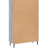 vidaXL Visoka omara siva sonoma 69,5x31x115 inženirski les | Shoptok.si