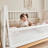 Leander® ograjica za otroško posteljo luna™ 60x120 white | Shoptok.si