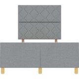 vidaXL Svijetlosivi okvir kreveta od tkanine 120x190 cm | shoptok.hr