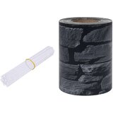  Vrtni zaslon za privatnost PVC 35 x 0 19 m sivi izgled kamena | shoptok.hr