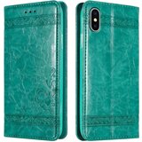Cadorabo Ohišje, združljivo z Apple iPhone XS MAX v turkizna z okraski - Zaščitni ovitek z magnetnim zapiranjem, funkcijo stojala in režo za kartice, (20561022) | Shoptok.si
