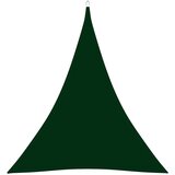 vidaXL Senčno jadro oksford blago trikotno 5x7x7 m temno zeleno Cene
