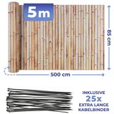 Maximex Svjetlo smeđi plastičan balkonski zastor 500x85 cm – | shoptok.hr