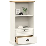  Regal za knjige VIGO bijeli 60x35x114,5 cm od masivne borovine | Eponuda.com