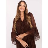 Italy Moda Dress-MI-SK-62435.16-brown Cene