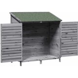  Vrtna Šupa Siva 106 x 56 x 113,5 cm Čvrsto drvo jele | shoptok.hr