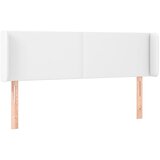 Maison Chic vzglavna omarica - nočna omarica - posteljna omarica z ušesi belo 147x16x78/88 cm umetno usnje, (21708512) Cene