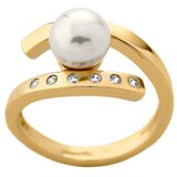 Majorica Ženski selene beli biserni gold srebrni prsten 8 mm ( 08869.01.1.r93 000.1 ) cene