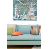 Wallity MDF1109602319 Multicolor Decorative MDF Painting (3 Pieces) | Eponuda.ba