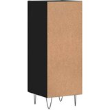  Komoda crna 34,5 x 34 x 90 cm od konstruiranog drva | shoptok.hr