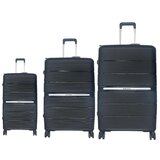 Hoffmanns 3-dijelni set kofera od polipropilena crna | shoptok.hr