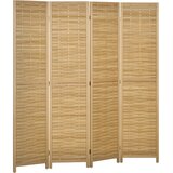HOMCOM paravan bambus 160D x 1,8Š x 170V cm naravni les, (5000235535) Cene