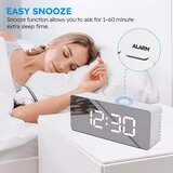 Venisymlis Elektronska Budilka Študentska Spalnica Svetleča Digitalna Pametna Ura, Bela Led, Bela, (22059896) | Shoptok.si