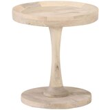Furnova Stranska mizica Ø 40x45 cm trden mangov les, (21915572) | Shoptok.si