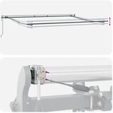 Tenda na automatsko uvlačenje smeđa 400 x 300 cm | shoptok.hr