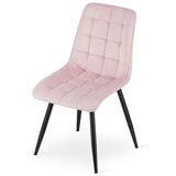  SPLIT stolica - svijetlo ružičasti baršun / crne noge x 2 | shoptok.hr
