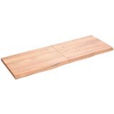 Stolna ploča svjetlosmeđa 140 x 50 x 4 cm tretirana hrastovina | shoptok.hr