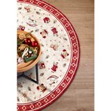 Villeroy & Boch Crveni okrugao tepih s božićnim motivom od mješavine pamuka ø 160 cm Toy's Delight Red Christmas – | shoptok.hr