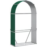  Držač za cjepanice zeleni 120x45x210 cm od pocinčanog čelika | Eponuda.com