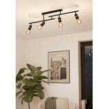 Eglo stropni spot LURONE 4xE27 100 cm crna mesing 900176 | shoptok.hr