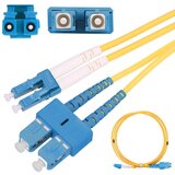 Extralink Patchcord SC/UPC-LC/UPC, SM, G652D, Duplex, 3.0mm 1.0m | Eponuda.com