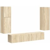  Set TV komoda 4 kom. Sonoma hrast Konstruirano drvo | shoptok.hr