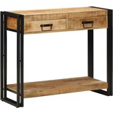  Konzolni stol 90x33x75 cm Čvrsto grubo drvo manga | shoptok.hr