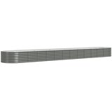  Povišena vrtna gredica od pocinčanog čelika 512x80x36 cm sivi | Eponuda.ba