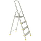ALVE Enostranska aluminijasta lestev 4 stopnice do 150 kg | Shoptok.si