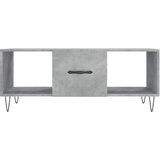  Stolić za kavu boja betona 102 x 50 x 40 cm konstruirano drvo | Eponuda.com