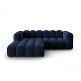 Micadoni Home Temno modra kotna sedežna garnitura (levi kot) Lupine – Cene