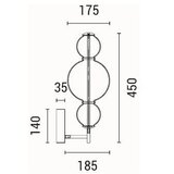  LED zidno svetlo BLOSSOM LED/12,6W/230V 3000K | Eponuda.com