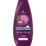 Schauma Keratin Strong Shampoo šampon za tanke lase za oslabljene lase 400 ml za ženske | Shoptok.si