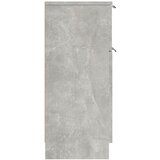  Komoda siva boja betona 30 x 30 x 70 cm od konstruiranog drva | shoptok.hr