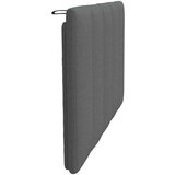 vidaXL Jastuk za uzglavlje tamnosivi 90 cm od tkanine | shoptok.hr