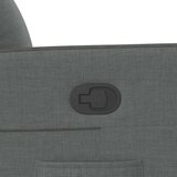  Naslonjač za noge tamnosive tkanine | shoptok.hr