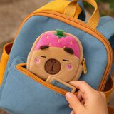  Plush Wallet with Keychain Capybara Strawberry Pink 9.5 x 8 cm | Shoptok.si
