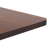 Bistro stol tamnosmeđi 50 x 50 cm MDF | shoptok.hr