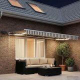  Povlačivi tende Svijetlo siva i bijela. 300 x 250 cm | Eponuda.com