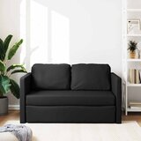  Podni kauč na razvlačenje 2-u-1 crni 112x174x55 cm umjetna koža | Eponuda.com