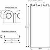 Restilo Vijolična žametna zavesa za delno zatemnitev 140x270 cm Eyelets – | Shoptok.si